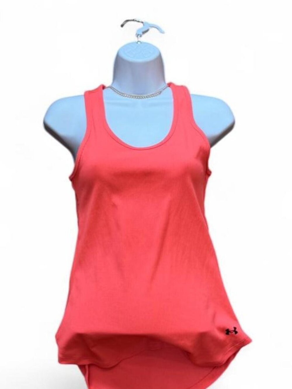 Under Armour Neon Coral Ribbed Tank M